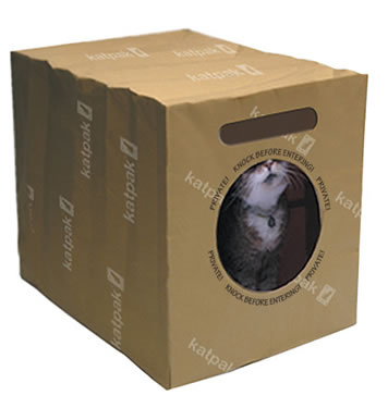Cat in a Cat Pack Litter Box
